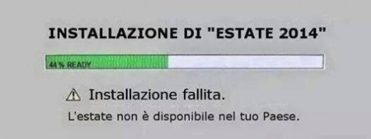 estate installazione fallita